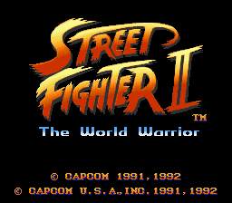 Street Fighter II for SNES
